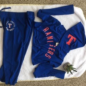 PINK VS Texas Rangers Sweatsuit SOLD